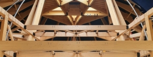 Charpente lamellée collée